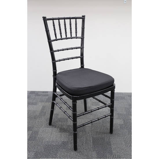 Chair - Chiavari - Black with Cushion
